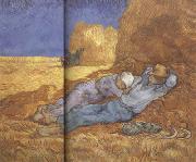 Vincent Van Gogh Noon:Rest from Work (nn04) Spain oil painting artist
